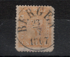 Norvège -( 1863) 2s Jaune N°6 (dans L'état ) - Oblitérés