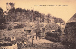 St Brieuc , Cesson * Route Et La Tour ( Ruines ) * Enfants Villageois - Saint-Brieuc