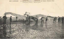 St Brieuc * La Journée D'aviation à L'aérodrome De Cesson ( Octobre 1910 ) * Aéroplane Vasserot Mouette Géante * Avion - Saint-Brieuc