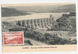 ALGERIE-Carte Maximum- N°PA 14 BARRAGE BENI-BAHBEL - Tarjetas – Máxima