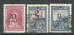 Turkey; 1929 Surcharged Postage Stamps (Complete Set) - Oblitérés