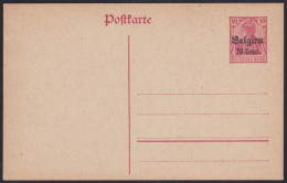 Belgien   -   Postkarte   (2 Scans)     -     **      -      Postfrisch - OC26/37 Etappengebied.