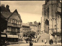 Lisieux * 1934 * Place Et église * Commerce Magasin * Photo Ancienne 11x8cm - Lisieux