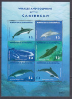 2010 Antigua And Barbuda 4741-4746KL Marine Fauna - Dolphins, Whales 10,00 € - Dauphins