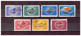 URSS901)1958 PA Aviazione Civile Sovietica Serie Cpl 7 Val USED Unif. A105-A111.jp - Usados