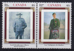 MiNr. 1942 - 1943 Kanada (Dominion) 2000, 11. Nov. Kanadische Regimenter - Postfrisch/**/MNH - Neufs