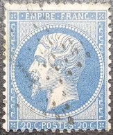 N°22. Oblitéré étoile De Paris N°1 - 1862 Napoléon III