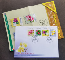 Taiwan Flowers (IV) 2010 Plant Flora Leaf Garden Flower (stamp FDC) *rare - Storia Postale