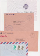 Lot Dépt 973 GUYANE : 15 Lettres TàD CAYENNE Dont Direction Caisse Nationale Epargne Agence Commerciale Télécom - Cartas & Documentos