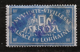 FFISCAUX  FRANCE SOCIO-POSTAUX D'ALSACE LORRAINE N°100  35F10  Bleu Cote 40€ - Other & Unclassified