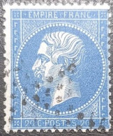 N°22f. Oblitéré étoile De Paris - 1862 Napoléon III