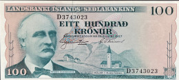 Iceland 100 Kronur, P-40 (L.1957) - UNC - Islandia