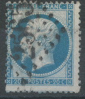 Lot N°76994   Variété/n°22, Oblitéré GC 2565 Moulins-sur-Allier, Allier (3), Piquage - 1862 Napoléon III