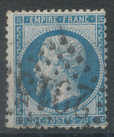 Lot N°76996   Variété/n°22, Oblitéré GC 2915 Poitiers, Vienne (80), Piquage - 1862 Napoléon III