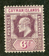 5689 BCx Cayman Is. 1907 Scott 26 M* (Lower Bids 20% Off) - Cayman Islands