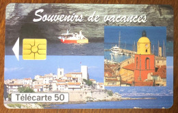 SOUVENIR DE VACANCES TELECARTE REF PHONECOTE F1003 TELEFONKARTE SCHEDA TARJETA PHONECARD PREPAID PREPAYÉE - 1999