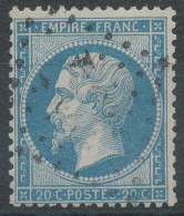 Lot N°77001   N°22, Oblitéré GC 334 La Bassée, Nord (57), Indice 4 - 1862 Napoléon III