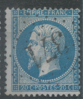 Lot N°77003   Variété/n°22, Oblitéré GC 371 Beaudreville, Eure-et-Loir (27), Indice 7, Piquage - 1862 Napoléon III