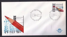 NETHERLANDS, 1977, Mint FDC, Elections, NVPH E157, Scannr. N016 - FDC