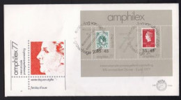 NETHERLANDS, 1977, Mint FDC, Amphilitex 77 Blok, NVPH E159a, Scannr. N019 - FDC