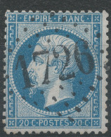 Lot N°77012   N°22, Oblitéré GC 1726 Blond, Haute-Vienne (81), Indice 21 Ou Guebviller, Haut-Rhin (66), Indice 3 - 1862 Napoléon III