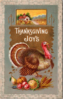 Thanksgiving With Turkey And Vegetables 1912 - Giorno Del Ringraziamento