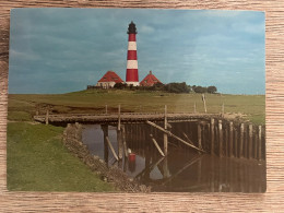 Ansichtskarte, Deutschland, Westerhever Leuchturm, Ungelaufen - Husum