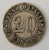 ITALY- 20 CENTESIMI 1894. R ..... RARE !!! - 1878-1900 : Umberto I.