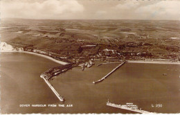 ENGLAND - DOVER Harbour From The Air - Carte Postale Ancienne - Otros & Sin Clasificación