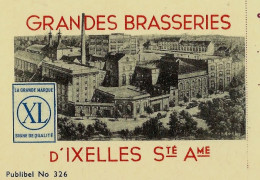 Publibel Neuve N° 326 ( Grandes Brasseries D'Ixelles - Bier - Bières ) - Cervezas