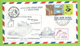 ARGENTINA - 25 Aniversaro BASE SAN MARTIN / ESPERANZA / BELGRANO / SOBRAL - Cartas & Documentos