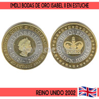 J0019# Gran Bretaña 2002. Medalla Bodas De Oro Isabel II (N) - Maundy Sets & Commemorative