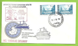 ARGENTINA - MS "LINBLAD EXPLORER". Estacion Scientifica "ALMIRANTE BROWN". - Covers & Documents