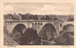 LUXEMBOURG - Pont Adolphe - Carte Postale Ancienne - Luxembourg - Ville