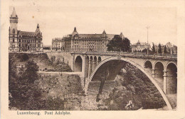 LUXEMBOURG - Pont Adolphe - Carte Postale Ancienne - Lussemburgo - Città