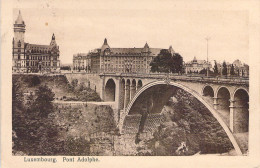 LUXEMBOURG - Pont Adolphe - Carte Postale Ancienne - Luxembourg - Ville