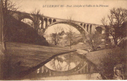 LUXEMBOURG - Pont Adolphe Et Vallée De La Pétrusse - Carte Postale Ancienne - Luxemburg - Stadt