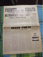 PICCCIOTTI ALLA RIBALTA- PALERMO- NUMERO UNICO 20 OTTOBRE 1961 - Prime Edizioni