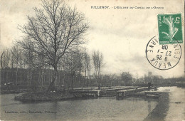 VILLENOY - L'Ecluse Du Canal De L'Ourcq - PENICHE - Villenoy