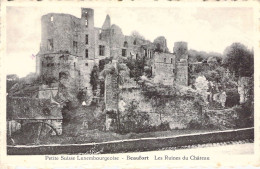 LUXEMBOURG - BEAUFORT - Les Ruines Du Château - Carte Postale Ancienne - Autres & Non Classés