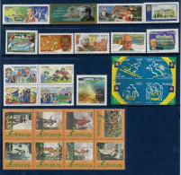 BRAZIL 2002 - YEAR COLLECTION  ALL 47 COMMEMORATIVE STAMPS  - MINT - Annate Complete