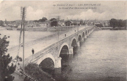 FRANCE - 49 - ANGERS - LES PONTS DE CE - Le Grand Pont Dumnacus Sur La Loire - Carte Postale Ancienne - Angers