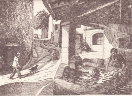 VAR 83 SALERNES VU PAR YVES CALMEJANNE LE VIEUX LAVOIR - Salernes