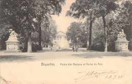 BELGIQUE - BRUXELLES - Palais Des Nations Et Partie Du Parc - Carte Postale Ancienne - Other & Unclassified