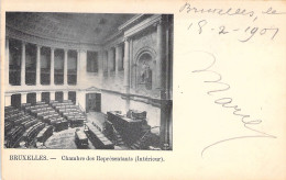 BELGIQUE - BRUXELLES - Chambre Des Représentants - Carte Postale Ancienne - Otros & Sin Clasificación