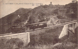 FRANCE - 06 - LA TURBIE - Vue Générale Et Chemin De Fer à Crémailllère - BR - 1642 - Carte Postale Ancienne - La Turbie