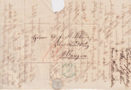 Faltbrief  Burgdorf - Wangen            1855 - Storia Postale