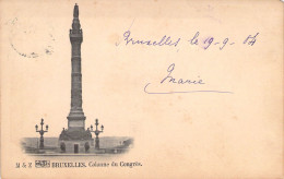 BELGIQUE - BRUXELLES - Colonne Du Congrès - Carte Postale Ancienne - Other & Unclassified