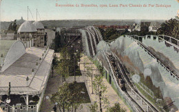 BELGIQUE - BRUXELLES - Exposition De 1910 - Luna Parc Chemin De Fer Scénique - Carte Postale Ancienne - Other & Unclassified