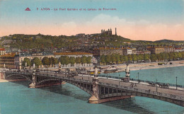 FRANCE - 69 - LYON - Le Pont Galliéni Et Le Coteau De Fourvière - Carte Postale Ancienne - Sonstige & Ohne Zuordnung